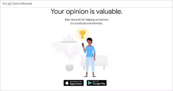 The Google Opinion Rewards platform