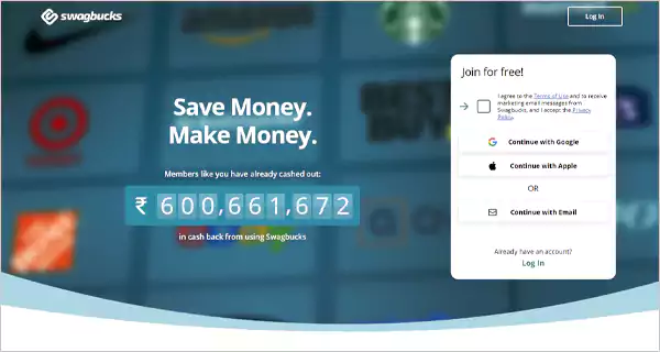 The Swagbucks platform